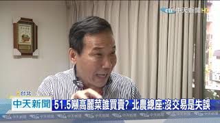 20201005中天新聞　單據曝光！　北農「左手賣右手賣」疑哄抬菜價