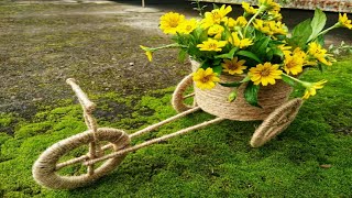 Jute Bicycle | Cycle diy | How to make bicycle using jute | Craft ideas | Home Decoration Ideas