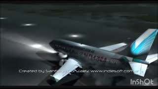 caribbean airlines flight 523 - crash animation