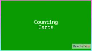 Counting Cards in javascript | Javascript Full Course |#javascript | #Revildo_code