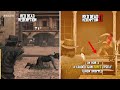 rdr 1 ps4 vs rdr 2 comparison of physics and actions