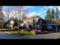 south surrey residential area bc canada 4k walk in vancouver