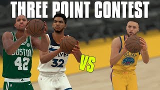 Can the 2 Best Three Point Centers Combined Beat Stephen Curry In A Three Point Contest? NBA 2K18