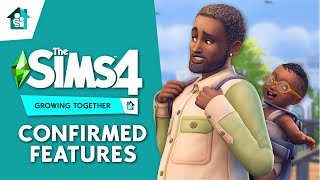 20 CONFIRMED FEATURES IN SIMS 4 GROWING TOGETHER 🧩