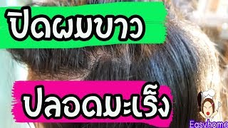 แชร์สูตรปิดผมขาวแบบปลอดภัยห่างไกลมะเร็งกันค่าแถมรังแคหายหมด l Easy home