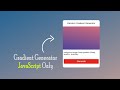 Random Gradient Generator Using only JavaScript | HTML CSS & JavaScript | JavaScript Project