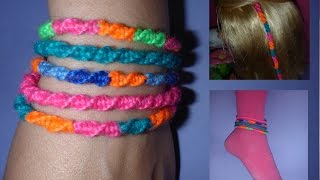 DIY Freundschaftsband EINFACH und SCHNELL knüpfen, Friendship Bracelets