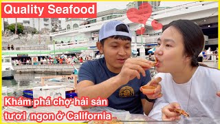 Lần đầu khám phá chợ HẢI SẢN tươi, ngon Quality Seafood tại California | #TuấnYến #CuộcSốngMỹ