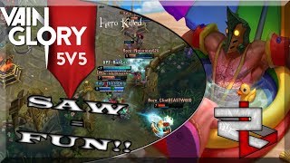 3.4 Vainglory 5v5 Ranked: Mid Lane Wp Saw: My Turn To Play SAW!!