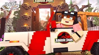 DINOSAURS at Jurassic PARK 360° - Minecraft VR Video