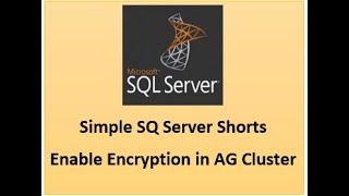 How to enable TDE encryption in AG cluster?