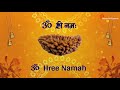 ॐ ह्री नमः एक मुखी रुद्राक्ष धारण 108 मंत्र जाप mantra to wear ek mukhi rudraksha 108 times