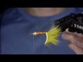 making a brook trout fly