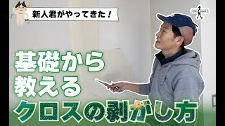 【教育＆DIY】基本の壁紙の剥がし方