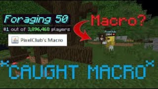 Macroing but doing it wrong... (Hypixel Skyblock)