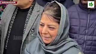 CM #OmarAbdullah should have talked about #Sopore \u0026 #Kathua incidents to #AmitShah: #MehboobaMufti