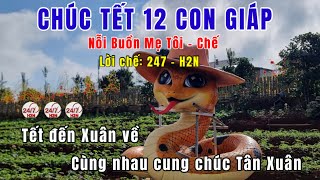 Chúc Tết 12 Con Giáp - Nhạc chế karaoke / Nỗi Buồn Mẹ Tôi - Chế / Lời chế: 247 - H2N