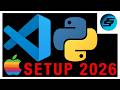 Setup Python 3/3.x/3.14.x For Visual Studio Code On Mac | VSCode Python | Python Mac | Python 3