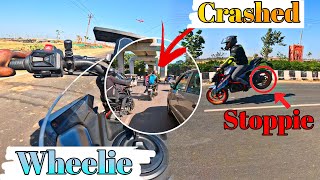 Duke 390 Gen 3 Stoppie Gone Wrong 😭🥶|| Duke 250 Crash 🤯😭 Hyper Ride 🥵🤬