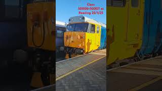 Class 50008 and 50007 with a new sleeper wagon going to Reading depot