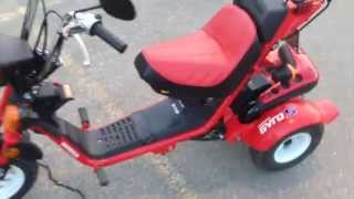 Honda Gyro 1986 Tilting 3 wheel motorcycle