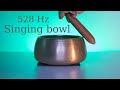 528 Hz Singing bowl 13 minute sound meditation with an antique Himalayan Mani bowl