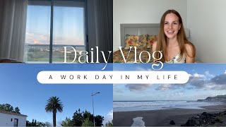 Living in Portugal | productive day in the office, being self-employed, managing my time  💻✨