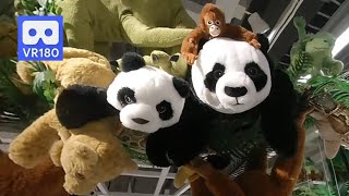 3D 180VR 4K Ikea Toy for Children Lion, Monkey, Panda, Bear and All kind of lovely Dolls