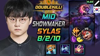 Sylas Mid Build ShowMaker Hextech Rocketbelt Conqueror - LOL KR Challenger Patch 14.23