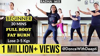 30mins DAILY BEGINNER | Bollywood Dance Workout | Exercise to Lose weight 3-5kgs #dancewithdeepti