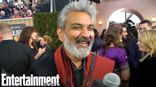 Golden Globes 2023 Red Carpet Interview with S.S. Rajamouli | Entertainment Weekly