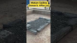 Makam Saidina Usman b. Affan (ra) di perkuburan Baqi’ di #Madinah