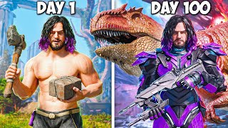 I Have 100 DAYS To Beat The Alpha Titan In Ark Survival Ascended [Extinction]