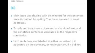 General Text Summarization by Haibo Li and Barry Oliver