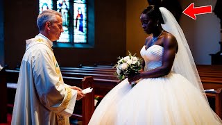 Pendant le mariage, le prêtre remarque quelque chose d’étrange chez la mariée et stoppe la cérémonie