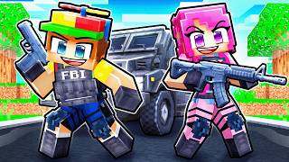 Johnny and Daisy Became SWAT in Minecraft!
