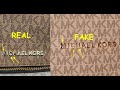 Michael Kors backpack real vs fake. How to spot fake Michael Kors bags and backpacks