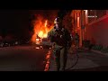 Firefighters Battle Early Morning RV Fire | Los Angeles