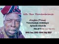 alagba adebayo faleti iranti odun kefa okan lara awon eni alo maseegbagbe nile yoruba legend