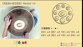 手碟 教學基礎課-三連音進階 第九集 Chapter 1-9 #手碟教學  #手碟  #handpan