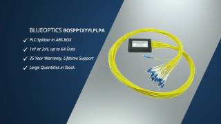 BlueOptics© PLC Splitter ABS Box Solution Singlemode G.657.A 9/125µm SC/PC