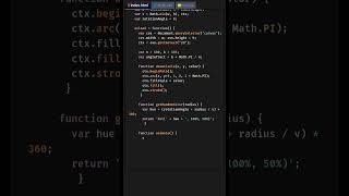 Animating Particles with HTML Canvas | HTML5 Canvas Tutorial #shorts #coding #JavaScript