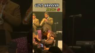 Udit narayan kissing 💋 a girl