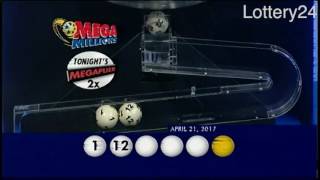 2017 04 21 Mega Millions Numbers and draw results