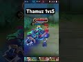 Thamuz 1vs5 #mobilelegends #gameplayvideo #gaming #thamuz #mlbb