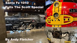 Santa Fe 1010 Pulls The Scott Special Music Video Andy Fletcher #Railroads #Trains #CSRM #sacramento