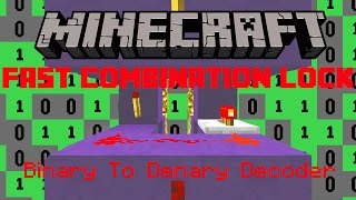 Compact Redstone - Binary To Denary Decoder! - Tutorial 3