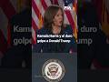 Kamala Harris dio un duro golpe a Donald Trump en su primer evento como candidata de EU.