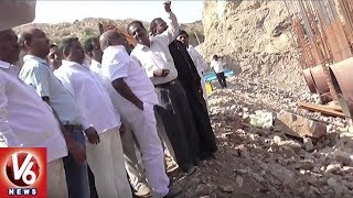 Minister Jogu Ramanna Inspects Irrigation Project Works In Adilabad District | V6 News