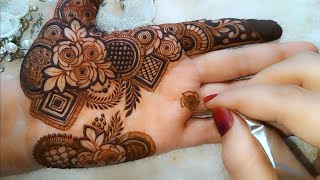 Latest Intricate Floral Rose Mehndi Design 2024 | Step by Step Tutorial | Henna Fever